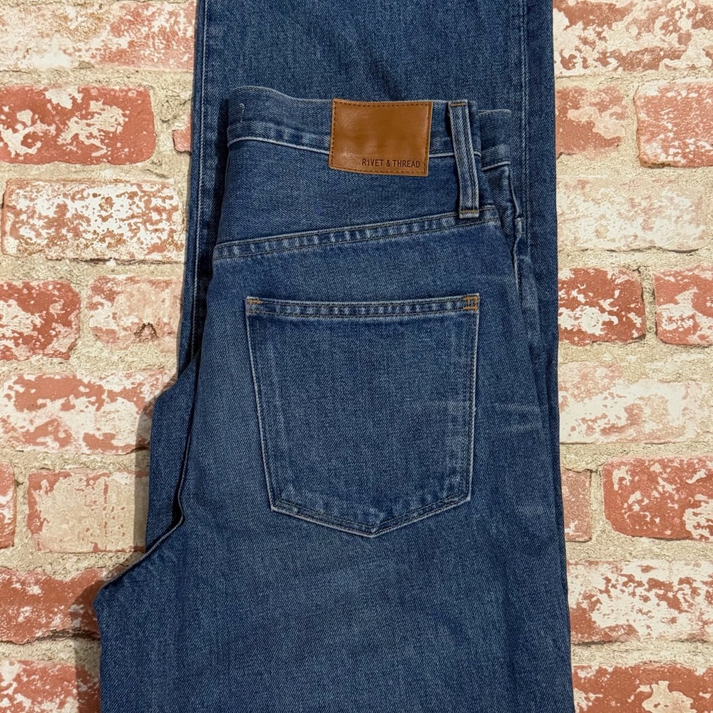 Rivet & Thread Women's Blue Flare Jeans